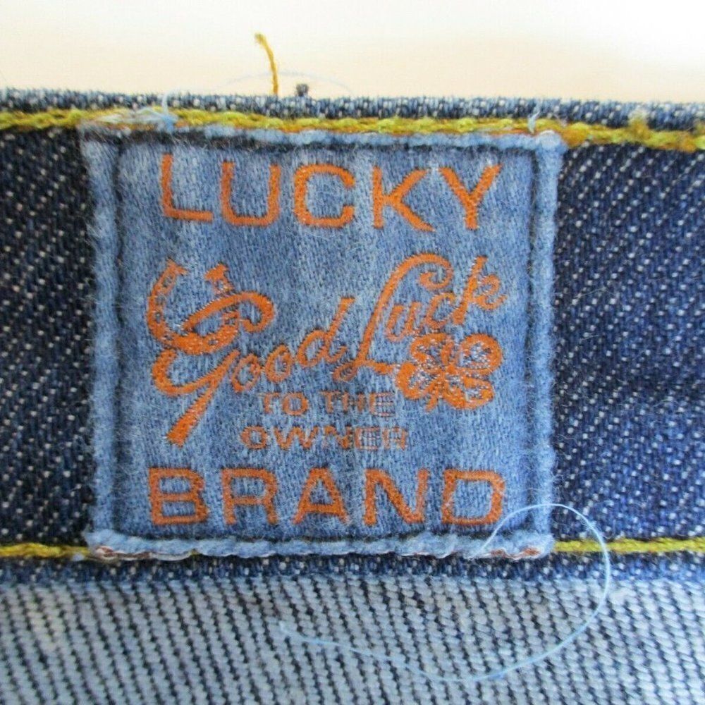 Lucky Brand Sundown Jeans By Gene Montesano Women's Size 27 Ringspun Denim - Picture 6 of 11